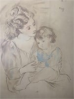 Pablo Picasso "Mother and Child” print on