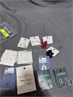 Earrings - new, not all complete