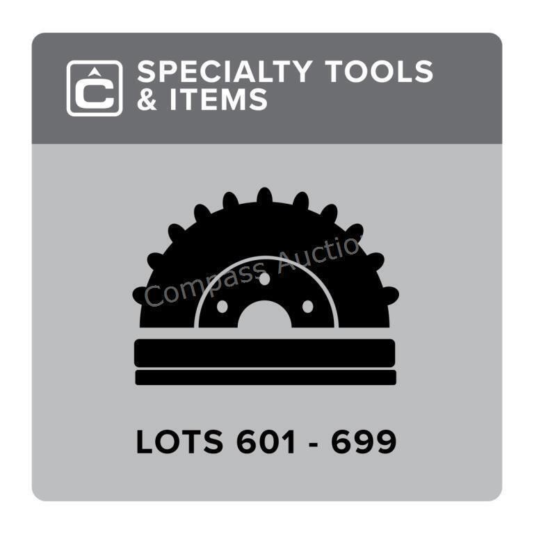 Specialty Tools & Items - Lots 601-699