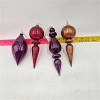 Living Quarters Glass Christmas Bulbs