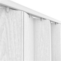 Off-White PVC Folding Door