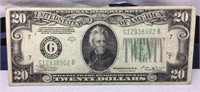 OF) TWENTY DOLLAR BILL SERIES 1934 B