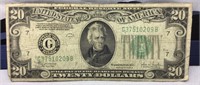 OF) TWENTY DOLLAR 1934 C SERIES