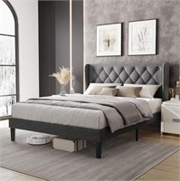 Full Size Bed Frame with Headboard