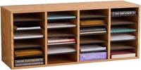 Safco Wooden Paper and Mail Organizer for Home