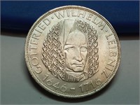 OF) AU/UNC 1966-D Silver 5 Mark Germany