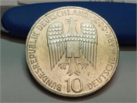 OF) 1990-F Germany Silver PROOF 10 Mark