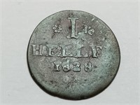 OF) 1828-ST 1 Heller Copper Lippe-Detmold