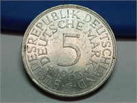 OF) 1963-G Germany Silver 5 Mark