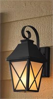LED Flicker Flame Wall Lantern Sconce