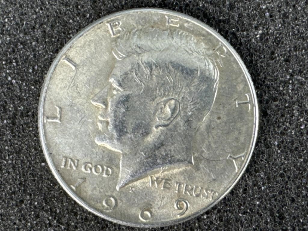 Liberty 1969  Half Dollar