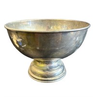 Vintage silver plate footed bowl