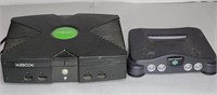 Original 2003 Microsoft Xbox & 1996 Nintendo N64