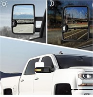 2 New White 2014-18 Silverado  Towing Mirrors