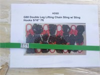 G80 Double Leg Lifting Chain Sling