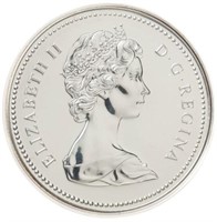 Silver 1876-1976 RCM UNC Canada $1 Coin