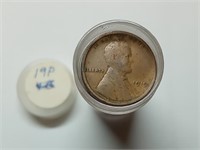 OF) Roll of 1919 P Wheat Cents