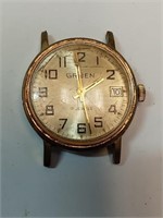 OF) Vintage gruen 17 jewels wrist watch, works, no
