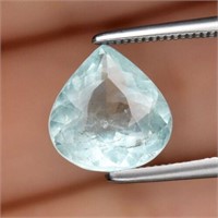 CERT SI 2.08 ct Aquamarine Brazil