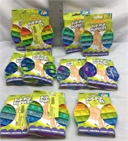 F10) POP POP POPPERS FIDGETS, BRAND NEW, 11 TOTAL