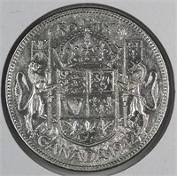 1942 Canada Silver 50 Cents