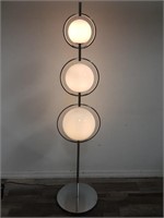 Mid-Century style modern chrome floor lamp