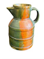 Vintage 1933 signed Mexican pottery pitcher