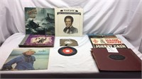 F9)  Vinyl records. Record albums, one box set,