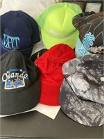 C1) Vintage Hat Lot of 7 Panthers Orlando Magic