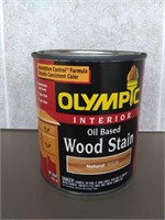 F1) New Olympic Interior Wood Stain, Oil Based,
