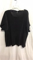 R5) WOMENS AGNES & DORA LARGE BLACK SHORT SLEEVE