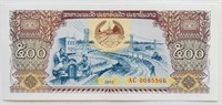 2015 Laos 500 KIP banknote UNC.
