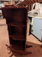 Antique Handcrafted Cradle Bookshelf