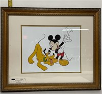 Disney Mickey Mouse & Pluto Framed Art