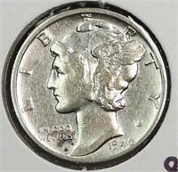 1940 USA Silver Mercury Dime