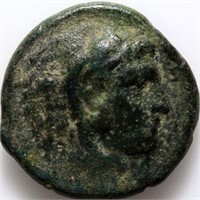 Ancient Greek coin-AE unit-Alexander the great-ca