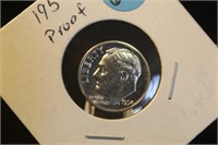 1954 Uncirculated Proof Roosevelt Silver Dime