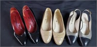 Group of designer style shoes sz 6 and 35.5