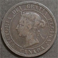 Canada Large Cent 1890H