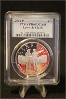 2004-P Certified Lewis & Clark Silver Dollar