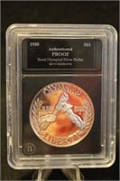 1988 Certified Proof Silver Dollar