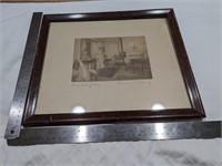 Wallace Nutting Signed Litho - Very Satisfactory