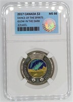 2017 Canada $2 RGS MS 66 Dance of the Spirits
