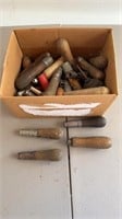 Box of Primitive Wood Tool Handles