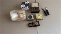 Light, Tape Measurers (2), Lock, Tester