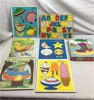 E5) ASSORTED KIDS PUZZLES