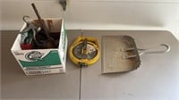 Tape Reel, Electric Drill, Caulk Gun, Dust Pan