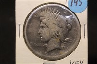 1921 U.S. Silver Peace Dollar Key Date