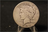 1934-S U.S. Silver Peace Dollar