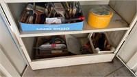 Painting Supplies/Cabinet Contents